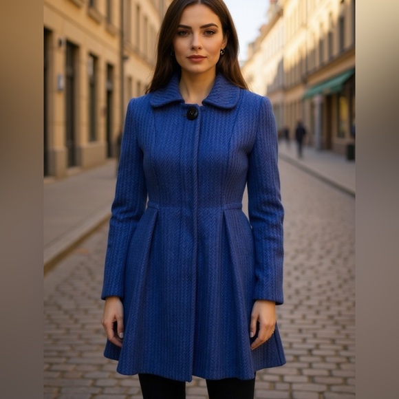 Tulle Jackets & Blazers - Tulle brand blue pea coat